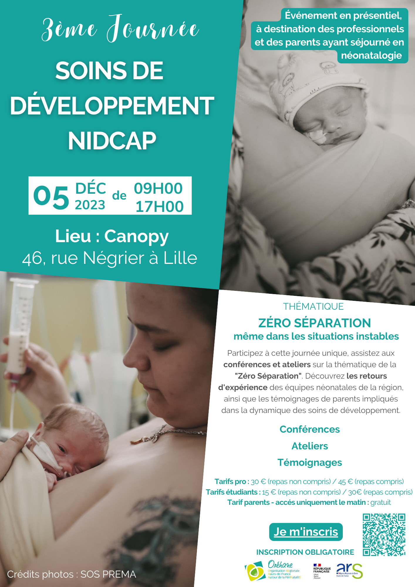 3e Journée des Soins de Développement NIDCAP des Hauts-de-France