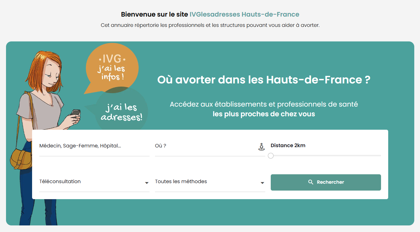 IVG les adresses des Hauts-de-France 2