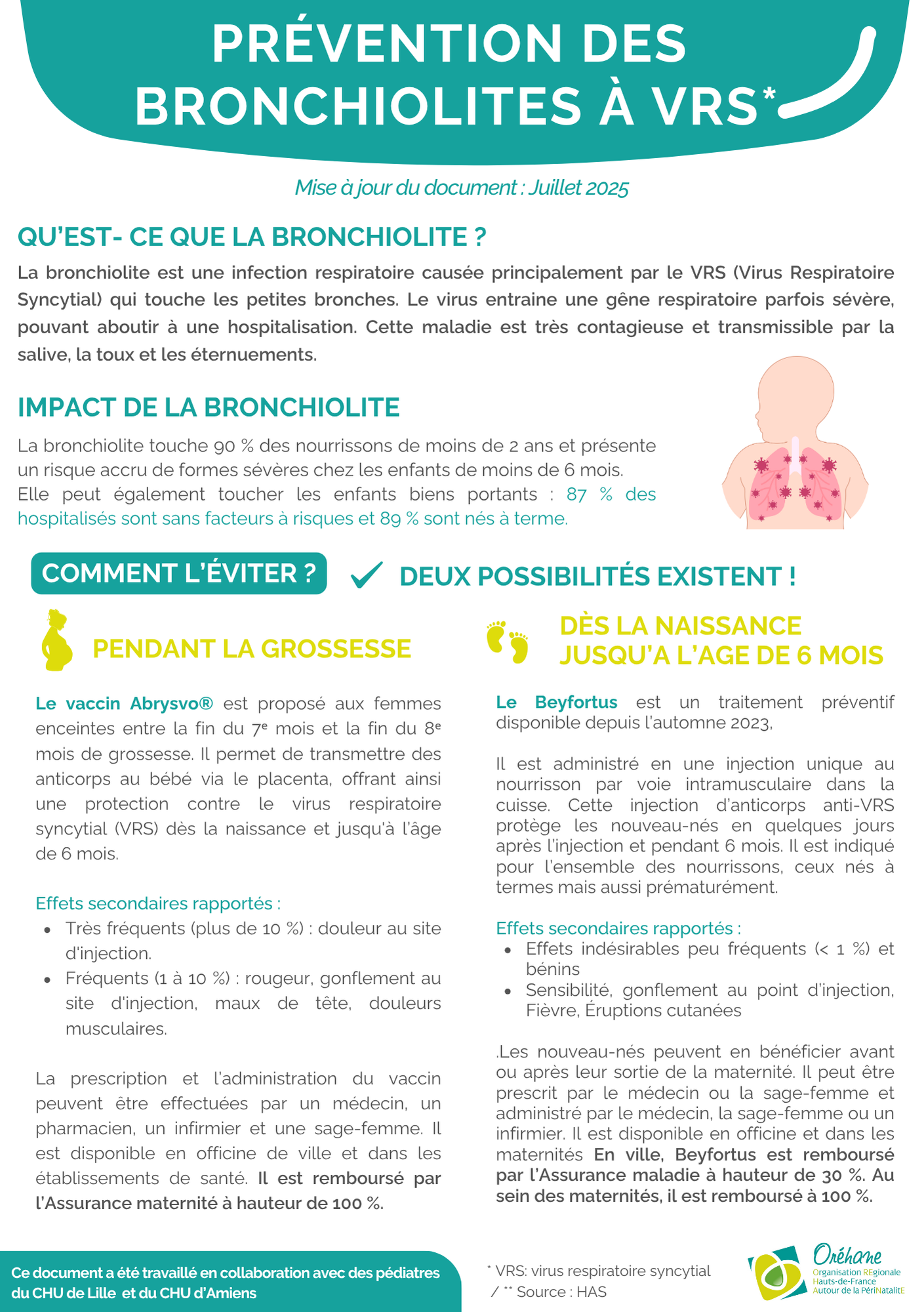 Prévention pour le nouveau-né