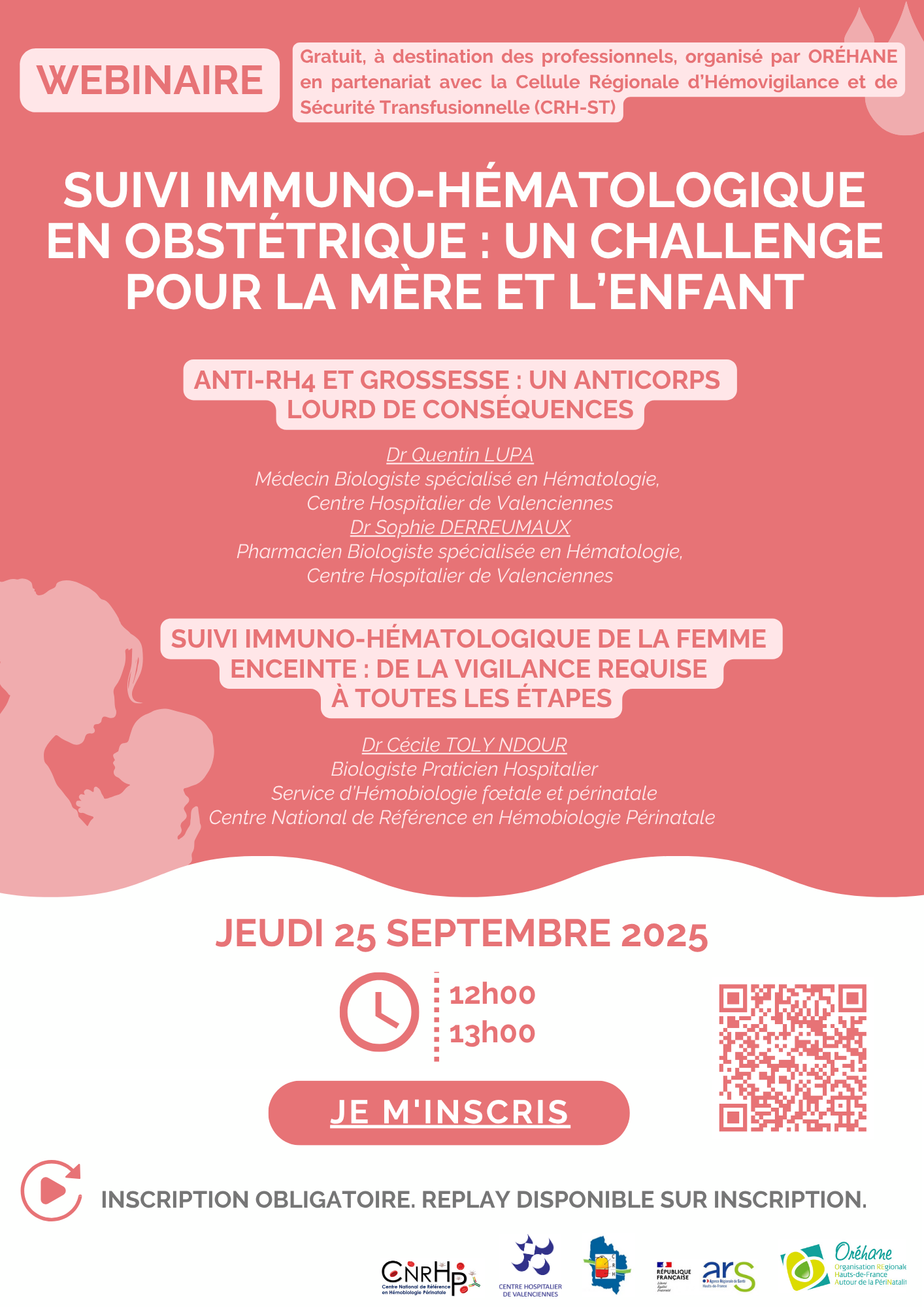 Agenda des webinaires 67