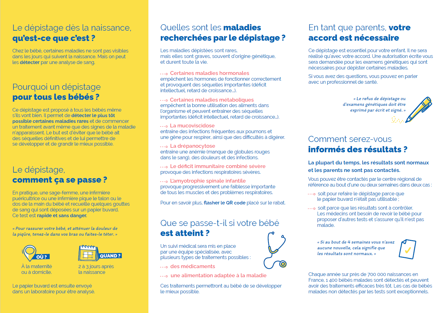 Dépistage néonatal : trois nouvelles maladies dépistées à partir du 1er septembre 2025 3