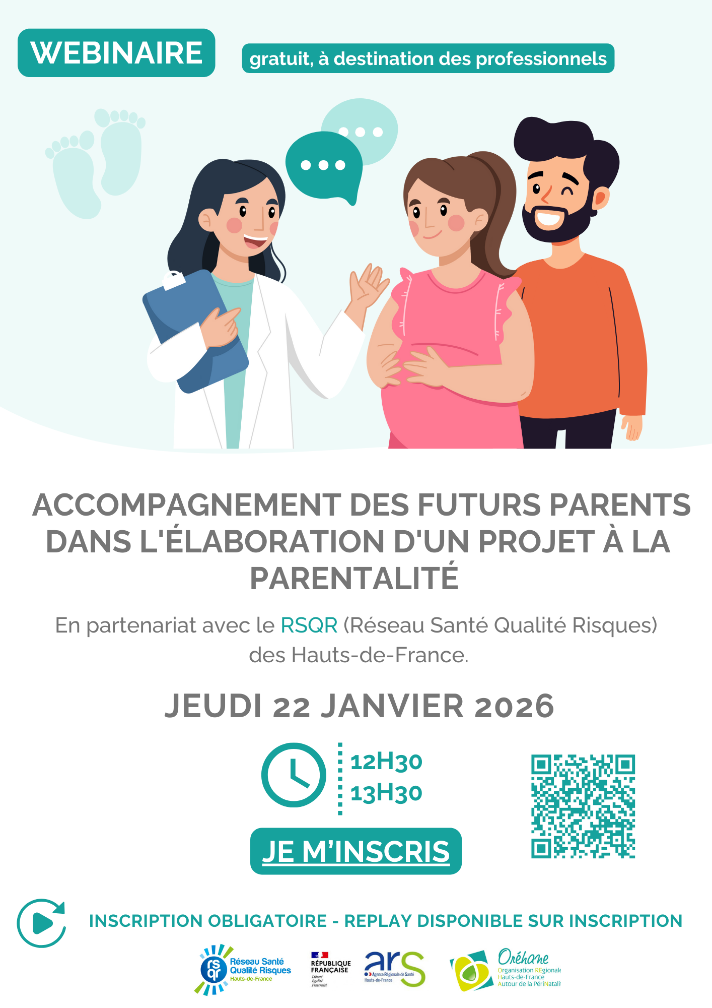 Agenda des webinaires 80
